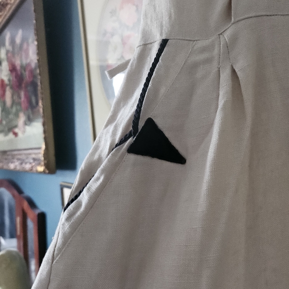 Vintage Irish linen dress - Picture 3 of 6